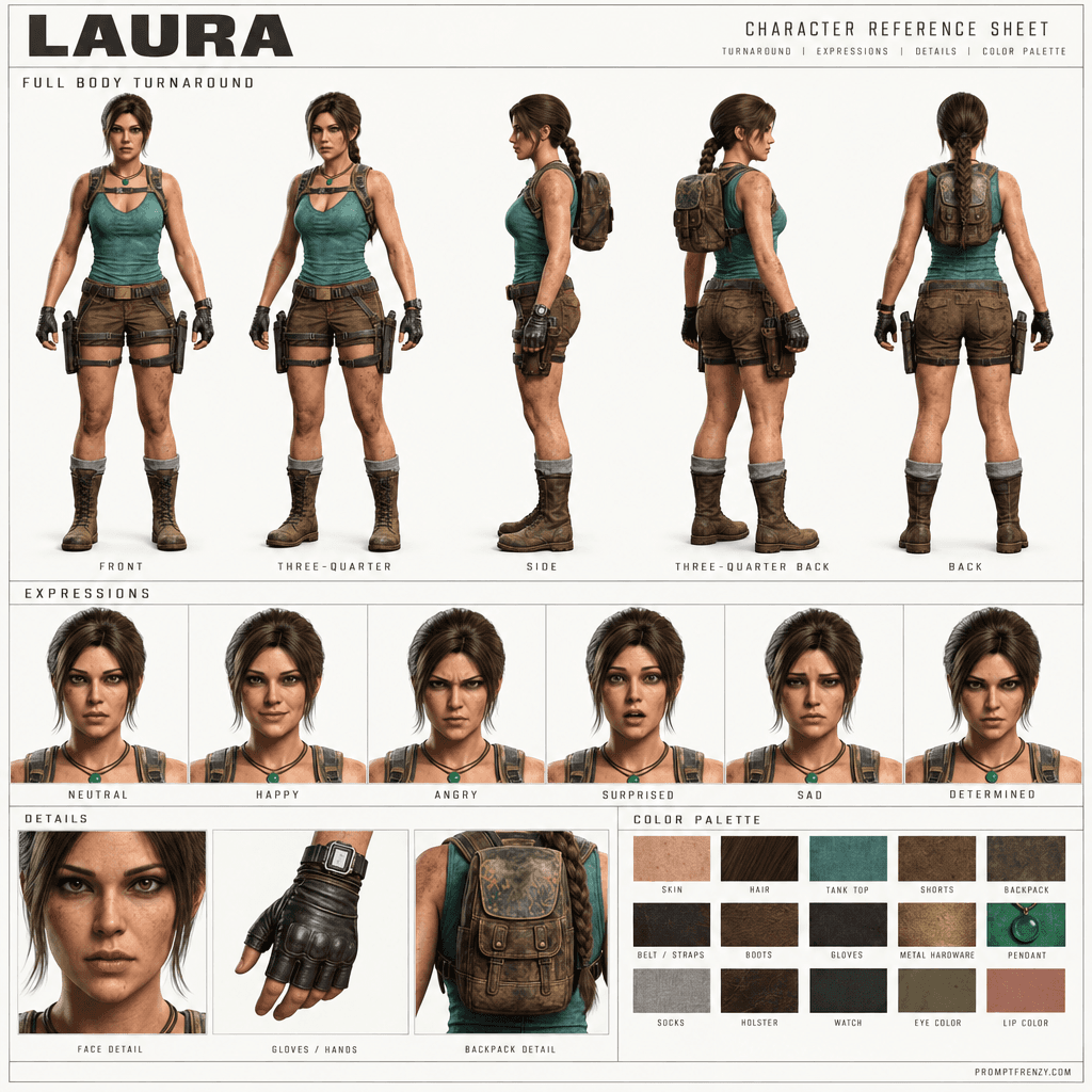 AI Character Sheet Prompt