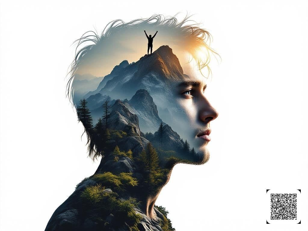 Dramatic Mountain Silhouette