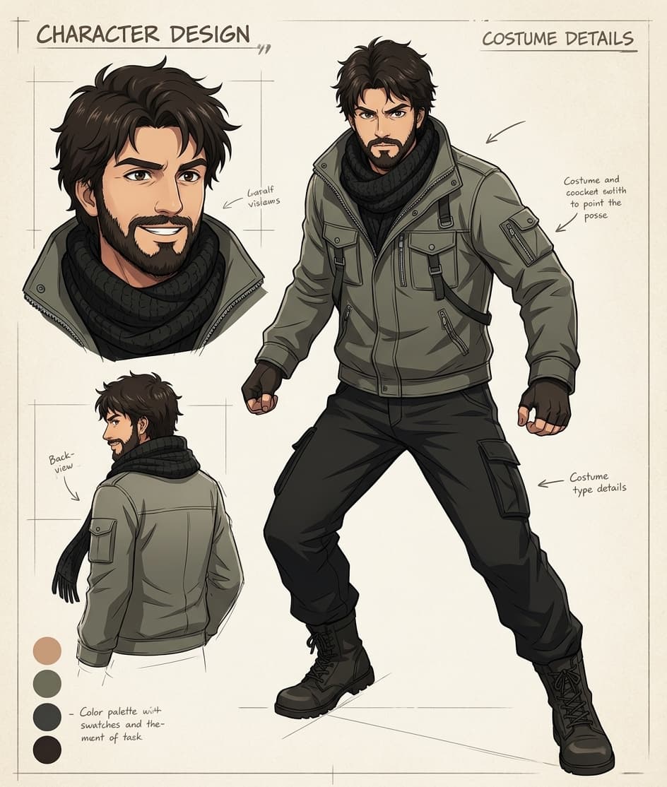 Anime Character Sheet